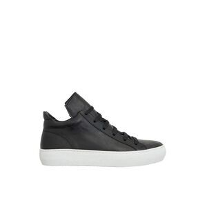 THE LAST CONSPIRACY Leather High-Top Sneakers Men BLACK